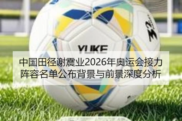 中国田径谢震业2026年奥运会接力阵容名单公布背景与前景深度分析
